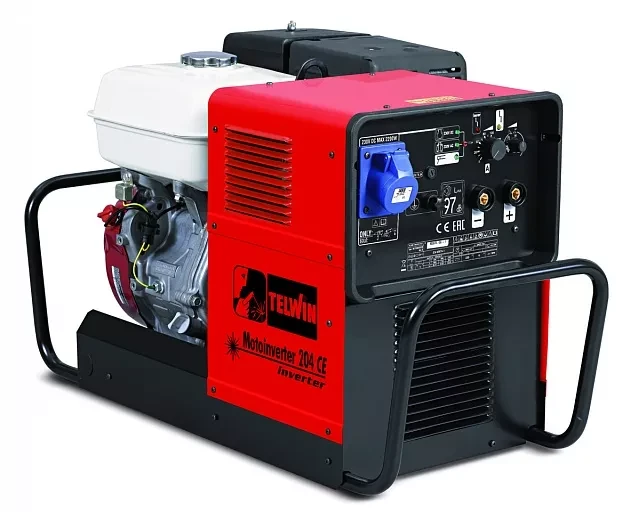 Инверторный сварочный бензогенератор Telwin MOTOINVERTER 204 CE двигатель HONDA купить в Сургуте