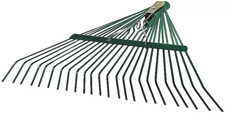 Грабли веерные RACO усиленные, 24 плоских зубца, эпоксидное покр., 600мм 4231-53/741 купить в Сургуте