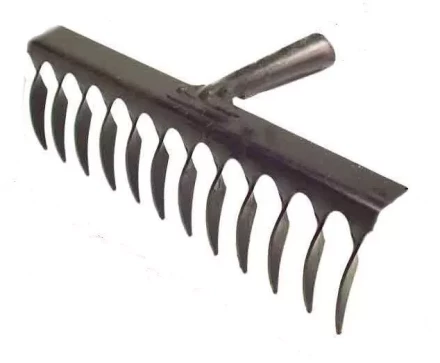 Грабли 12-зубые 320 мм без черенка витые  СИБРТЕХ Россия 61740 купить в Сургуте