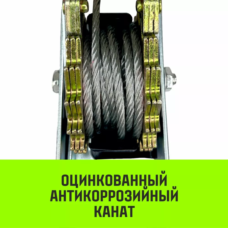 Лебедка рычажная гаражная HITCH CP 2001 2000 кг канат 2.5 м одинарный храповый механизм (SZ073184) купить в Сургуте