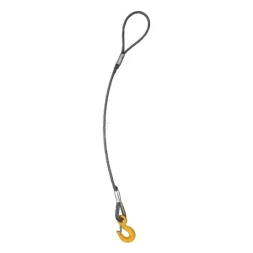 Строп канатный одноветвевой 1СК 2.5 т L=4 м с кч din 3.0 т канат din опрессовка