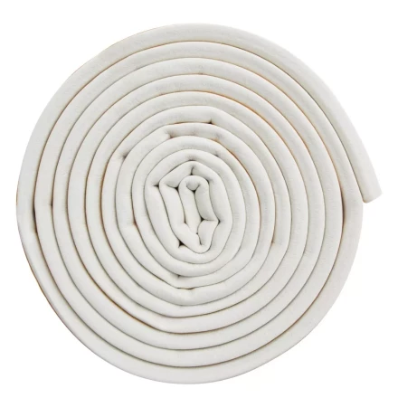 Уплотнитель резиновый, 12 м, профиль &quot;D&quot;, белый Сибртех 88909 купить в Сургуте