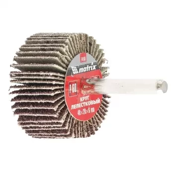 Круг лепестковый для дрели 40 х 20 х 6 мм P 80 MATRIX 74167 купить в Сургуте