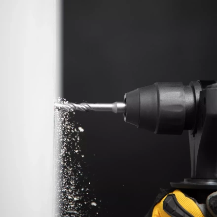 Бур по бетону Denzel, 8 x 110 мм, двойная спираль, три пылеотводящие кромки, 705010 купить в Сургуте