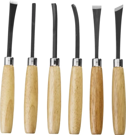 Набор STAYER: Резцы фигурные, с деревянной ручкой, 6шт 1832-H6 купить в Сургуте