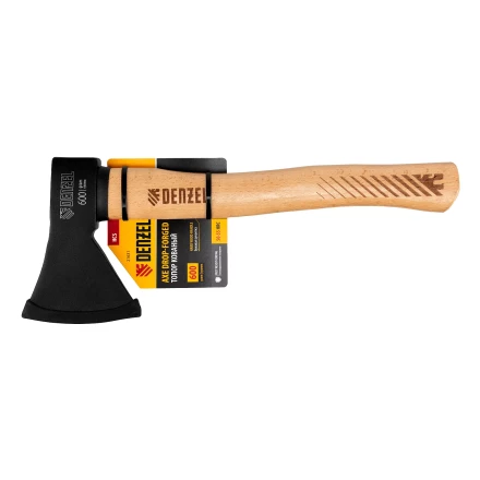 Топор, 600 г Denzel, кованый, буковое топорище 21631 купить в Сургуте