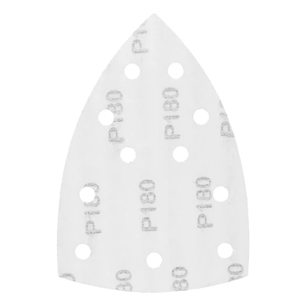 Треугольник абразивный на ворc. подложке под &quot;липучку&quot;, перф., P 180, 150х150х100 мм, 5 шт. Denzel 738647 купить в Сургуте