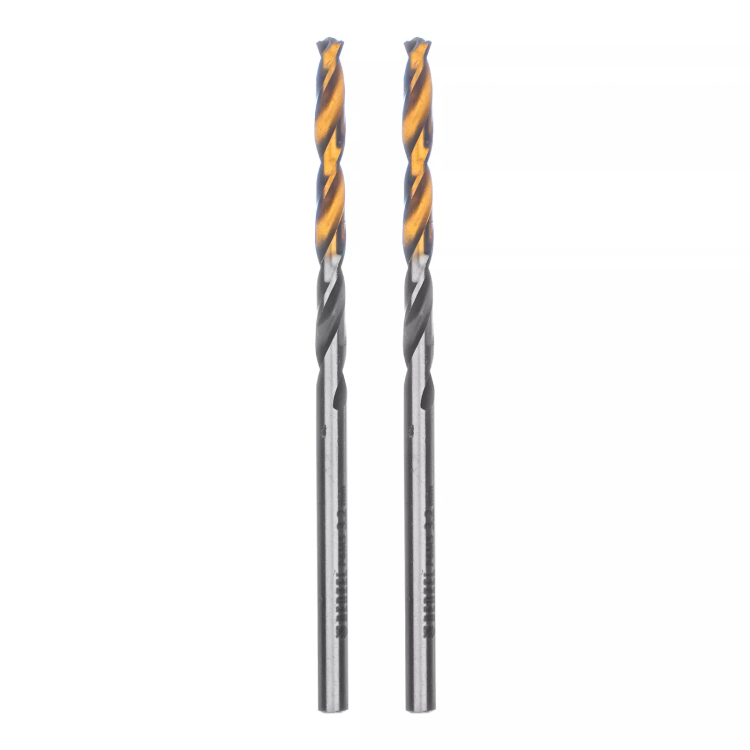 Сверло спиральное по металлу 3,2 x 65мм, Р6М5, Golden Tip, многогранная заточка, 2шт. Denzel 718269 купить в Сургуте