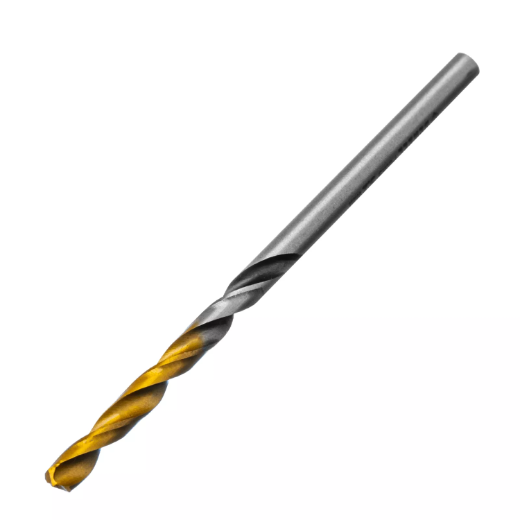 Сверло спиральное по металлу 3,2 x 65мм, Р6М5, Golden Tip, многогранная заточка, 2шт. Denzel 718269 купить в Сургуте