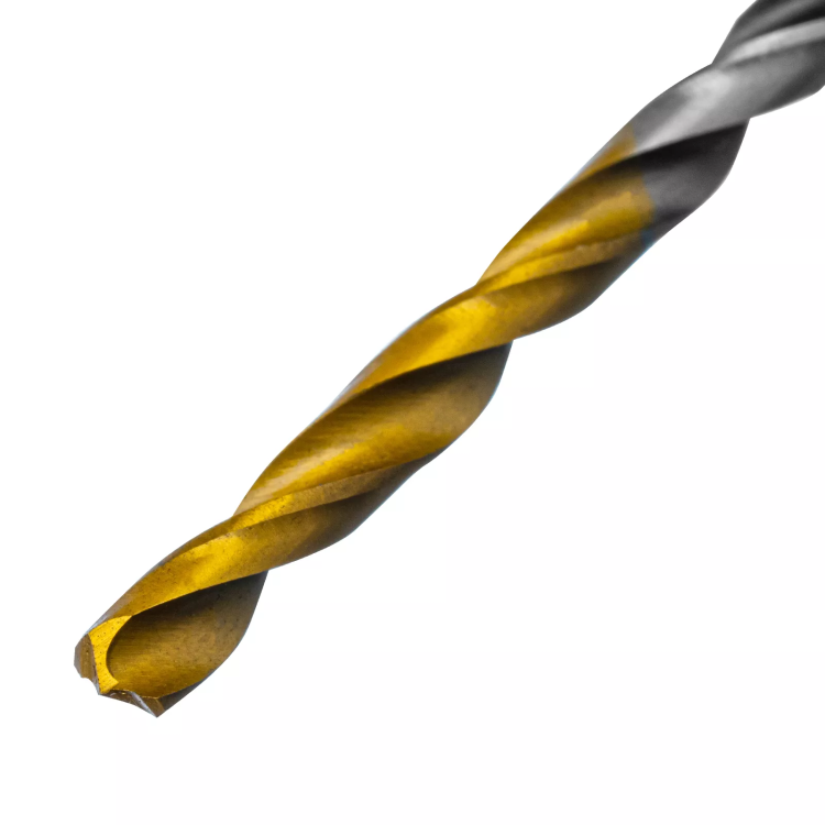 Сверло спиральное по металлу 3,2 x 65мм, Р6М5, Golden Tip, многогранная заточка, 2шт. Denzel 718269 купить в Сургуте