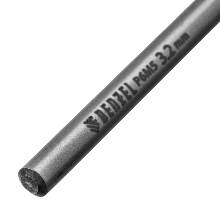 Сверло спиральное по металлу 3,2 x 65мм, Р6М5, Golden Tip, многогранная заточка, 2шт. Denzel 718269 купить в Сургуте