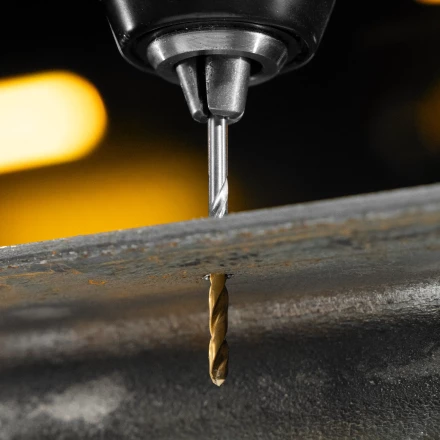 Набор сверл по металлу Denzel 723002, 1,5-6,5мм, Р6М5-TiN, Golden Tip, 13 шт купить в Сургуте