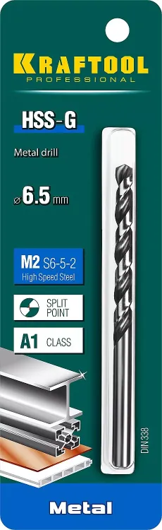 Сверла по металлу HSS-G 29651-6.5 купить в Сургуте