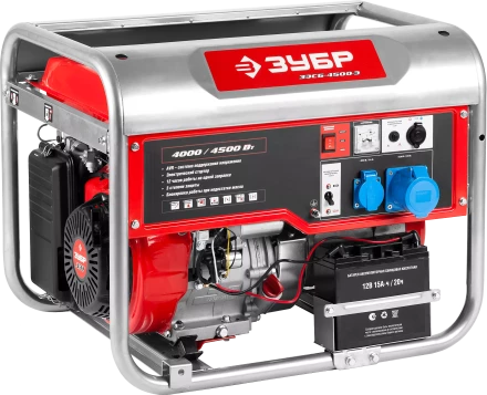 Генератор бензиновый ЗЭСБ-4500-Э серия МАСТЕР купить в Сургуте