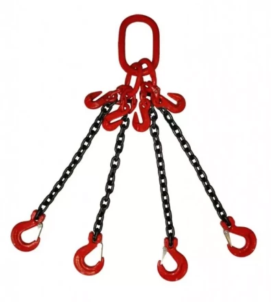 Строп цепной TOR 4СЦ г/п 63,0 т 5,0 м с укорачивающими крюками 1014805 купить в Сургуте