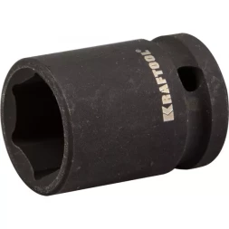 Торцовая головка KRAFTOOL "INDUSTRIE QUALITAT" ударная (1/2"), FLANK, Cr-Mo, фосфатированная, 19 мм 27940-19_z01