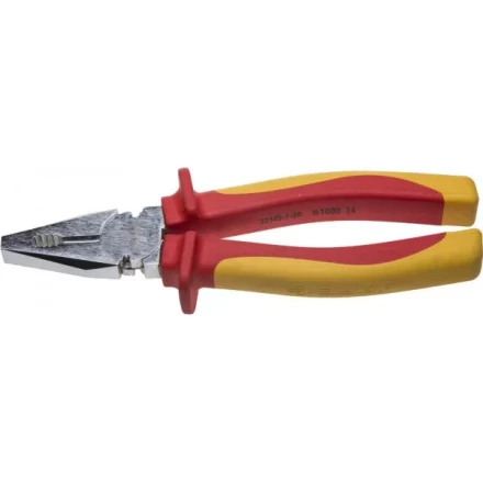 Плоскогубцы ЗУБР &quot;ПРОФЕССИОНАЛ&quot; &quot;ПРОФИЭЛЕКТРИК&quot;, диэлектрические комбинированные, двухкомп рукоятка,  до ~1000В, 200мм 22145-1-20 купить в Сургуте