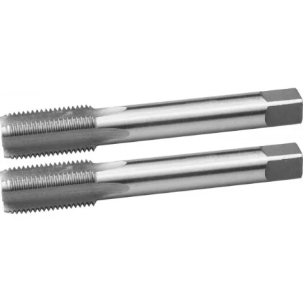 Метчики ЗУБР &quot;ЭКСПЕРТ&quot; машинно-ручные, комплектные для нарезания метрической резьбы в сквозных отверстиях, М16х2,0, 2шт 4-28007-16-2.0-H2 купить в Сургуте