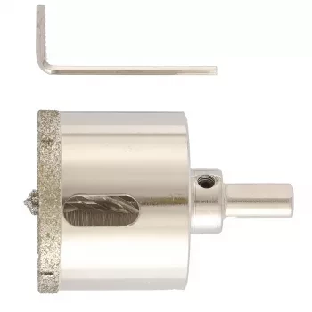 Сверло алмазное по керамограниту 60 х 67 мм 3-гранный хвостовик MATRIX 726603 купить в Сургуте