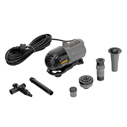 Насос фонтанный FNP31-24, 31 Вт, подъем 2,4 м, 1500 л/ч, колокольчик/2 каскада/гейзер Denzel 99031 купить в Сургуте