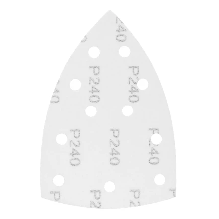 Треугольник абразивный на ворc. подложке под &quot;липучку&quot;, перф., P 240, 150х150х100 мм, 5 шт. Denzel 738667 купить в Сургуте