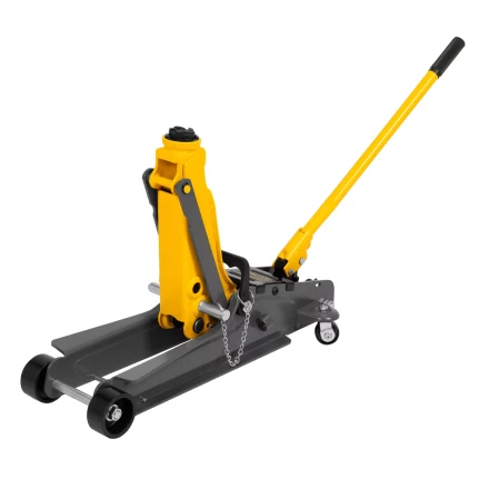 Домкрат гидравлический подкатной с фиксатором Denzel 51232, 2,5 т, 85-385 мм купить в Сургуте