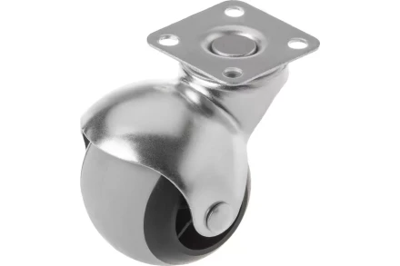 Колесо мебельное поворотное резиновое SCmg 25 50 мм 1047172 купить в Сургуте