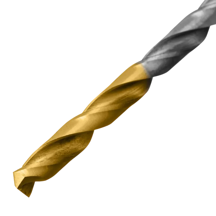 Набор сверл по металлу Denzel 723003, 1-10 мм, Р6М5-TiN, Golden Tip, 19 шт купить в Сургуте