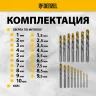 Набор сверл по металлу Denzel 723003, 1-10 мм, Р6М5-TiN, Golden Tip, 19 шт купить в Сургуте