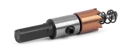 HSS-TiN коронка MESSER  13мм с центр. сверлом и толкающей пружиной для  лист. материала  до 2 мм ц/х купить в Сургуте