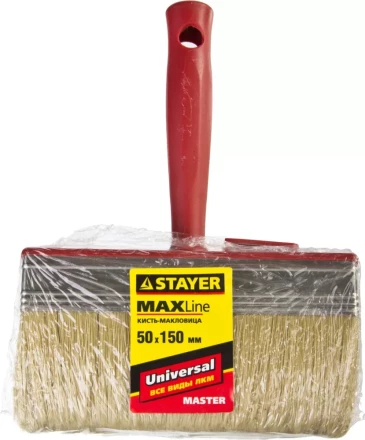 Макловица STAYER &quot;MASTER&quot; UNIVERSAL, светлая щетина, пластмассовый корпус, 5х15см 01824-15 купить в Сургуте
