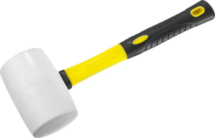 Киянка STAYER &quot;PROFI&quot; резиновая БЕЛАЯ, с фиберглассовой ручкой, 900г 20533-900 купить в Сургуте