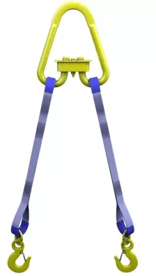 Строп текстильный двухветвевой 2СТ 5 т L=2 м SF6 100 мм Звено РТ-3 купить в Сургуте