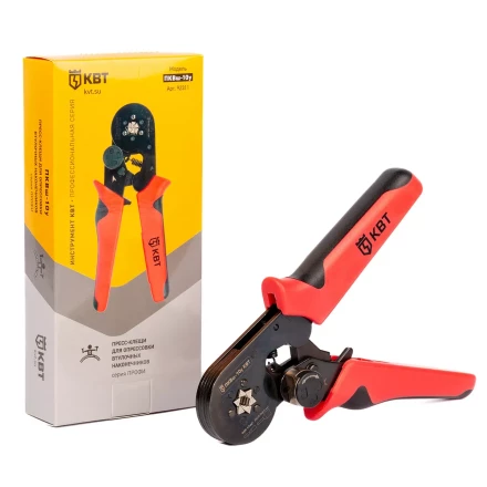 Пресс-клещи КВТ ПКВш-10у для опрессовки втулочных наконечников до 10 мм (92311) купить в Сургуте