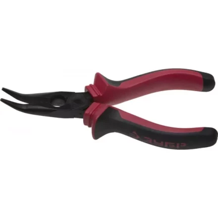 Тонкогубцы ЗУБР &quot;МАСТЕР&quot; изогнутые, маслобензостойкая рукоятка, покрытие оксидированное с полировкой, 160мм 22015-4-16_z01 купить в Сургуте