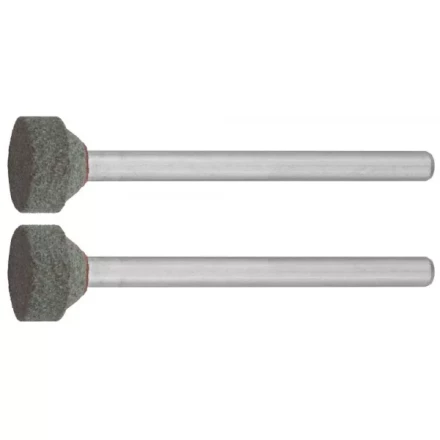 Круг ЗУБР абразивный шлифовальный из карбида кремния на шпильке, P 120, d 10,0x3,2мм, L 45мм, 2шт 35915 купить в Сургуте