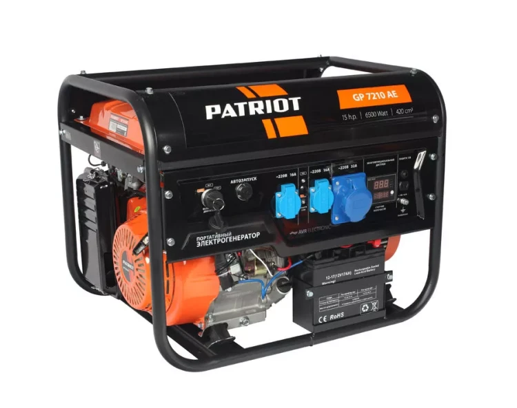 Бензогенератор Patriot GP-7210 AE купить в Сургуте