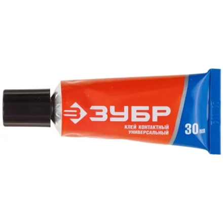 Клей ЗУБР контактный универсальный, на блистере, 30 мл 41922 купить в Сургуте