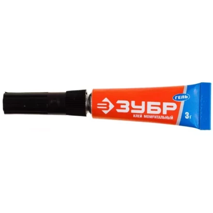 Клей-гель ЗУБР моментальный, на блистере, 3 г 41911 купить в Сургуте
