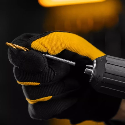 Сверло спиральное по металлу Denzel 4 x 75мм, Р6М5, Golden Tip, многогранная заточка 718272 купить в Сургуте