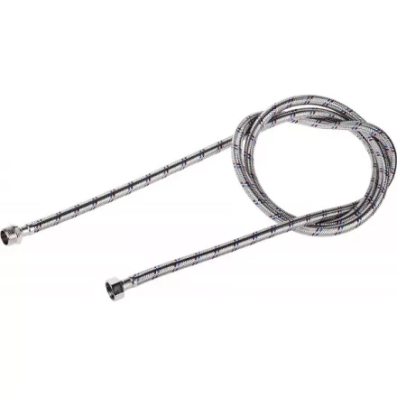Подводка гибкая ЗУБР для воды, оплетка из нержавеющей стали, г/ш 1/2&quot; - 2м 51005-G/S-200 купить в Сургуте