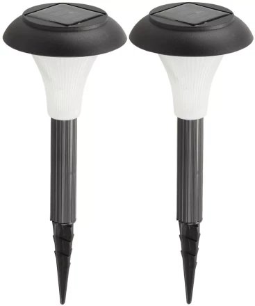 Светильник СВЕТОЗАР с пластмассовым корпусом, 1 светодиод, белый свет, 1 Ni-Cd аккум. по 600мАч, 115x305мм, 2шт SV-57901-2 купить в Сургуте