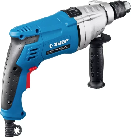 Дрель ударная двухскоростная + кейс ЗДУ-1100-2 ЭРМКМ2 серия ПРОФЕССИОНАЛ купить в Сургуте