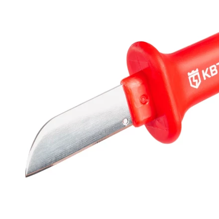 Нож электрика диэлектрический КВТ НМИ-12 с прямым лезвием (92313) купить в Сургуте