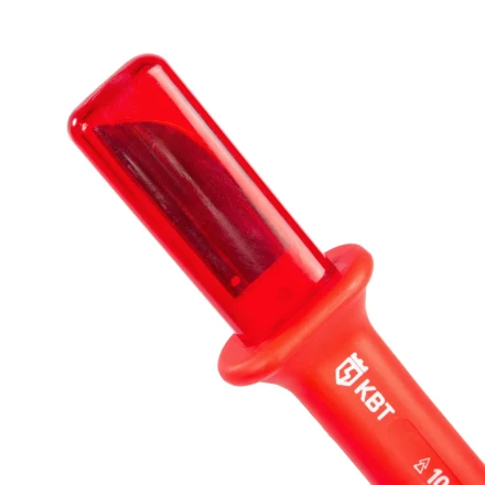 Нож электрика диэлектрический КВТ НМИ-12 с прямым лезвием (92313) купить в Сургуте