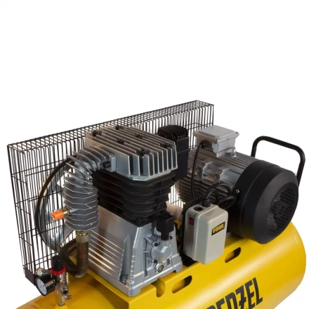 Компрессор воздушный, ременный привод BCI5500-T/270, 5.5 кВт, 270 литров, 850 л/мин Denzel 58129 купить в Сургуте