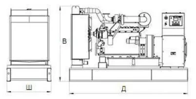 Дизельная электростанция Исток АД16С-Т400-РМ12 купить в Сургуте