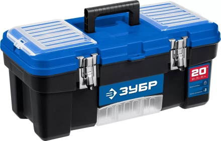 ЗУБР ДЕСНА-20, 508 x 256 x 225 мм, (20), Пластиковый ящик для инструментов (38181-20) купить в Сургуте