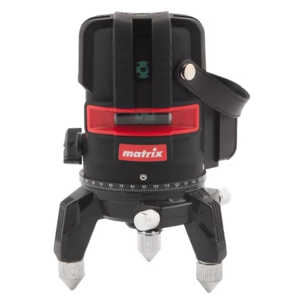 Лазерный уровень ML 06 Green, 30 м, 520 нм, аккумулятор Li 2800 мАч, резьба 5/8&quot; Matrix 35067 купить в Сургуте