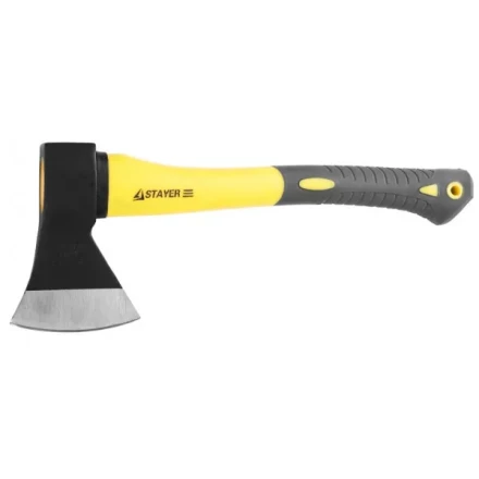 Топор STAYER &quot;кованый с двухкомпонентной стеклопластиковой рукояткой, 0,8кг 2062-08 купить в Сургуте